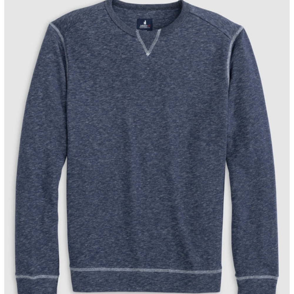 Johnnie-O Heathered Blue Sweatshirt